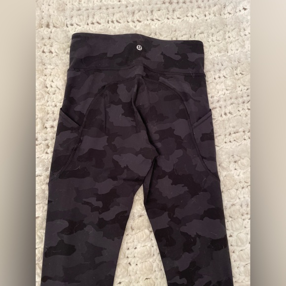 Lululemon fast and free black camo leggings - Picture 8 of 11